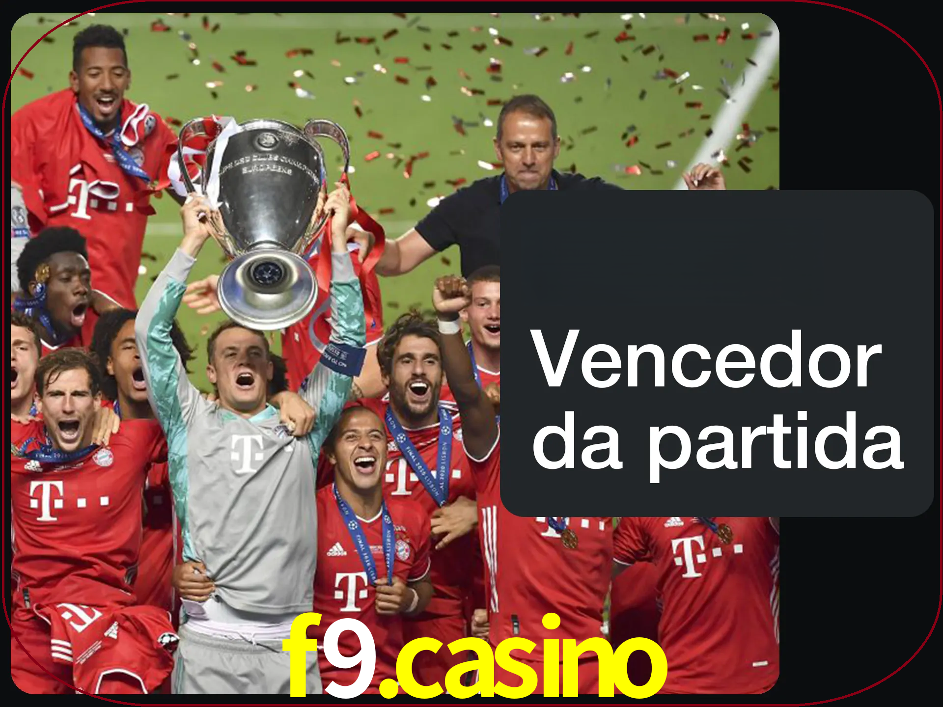 Aposte no vencedor e ganhe uma grande quantia de dinheiro.