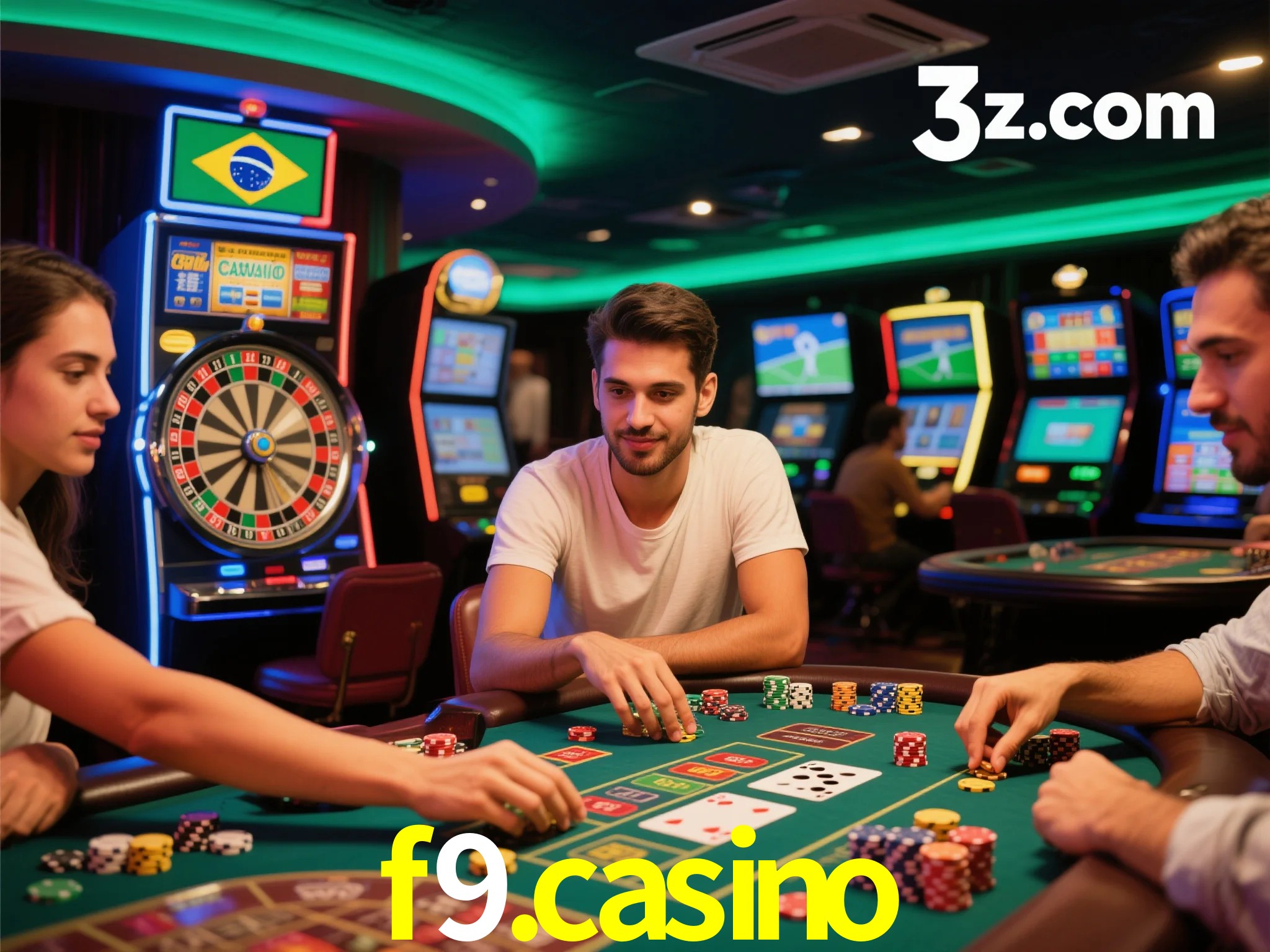 Depositar dinheiro para jogar jogos de cassino.